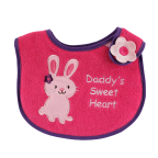 Luvable Friends Animal Applique Baby Bib