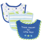 Luvable Friends I Love Mommy and Daddy Baby Bibs