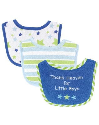 Luvable Friends I Love Mommy and Daddy Baby Bibs
