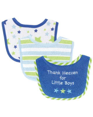Luvable Friends I Love Mommy and Daddy Baby Bibs