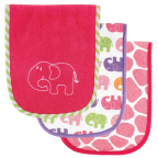 Luvable Friends Safari Themed Burp Cloths