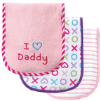 Luvable Friends Safari Themed Burp Cloths