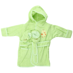 Spasilk Hooded Terry Bathrobe with Booties