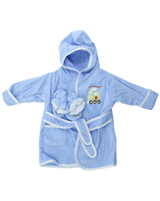 Spasilk Hooded Terry Bathrobe with Booties